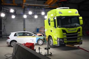 scania crash testing