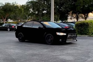 darkest mitsubishi evo