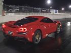 ferrari f8 tributo wheelie