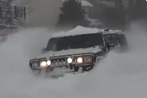 hummer h2 snow plow