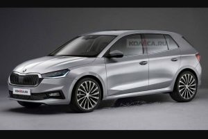 2021 skoda fabia rendering