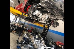 corvette wrecked engine 3