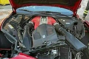 ferrari car wash wreck 2