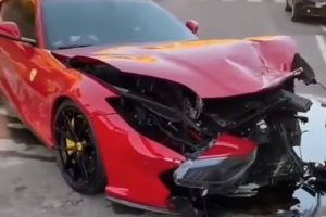 ferrari car wash wreck 4