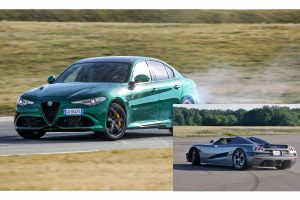 giulia qv vs koenigsegg