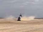helicopter hits truck dakar