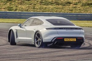 porsche taycan drift