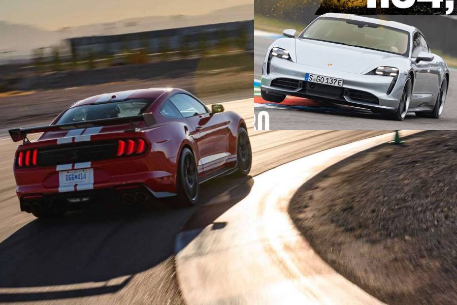 Ταχύτερη από Shelby GT500 η Porsche Taycan!
