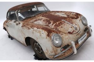 1958 rusted porsche 356a super cabriolet 4