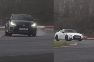 toyota gr yaris vs nismo gt-r 4
