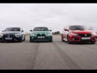 civic type r vs a45 s vs m3 competition 2