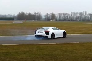 lexus lfa sound and drift