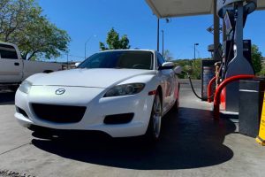 mazda rx-8 gas station