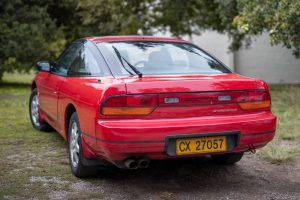 87 year old woman with nissan 200sx 4