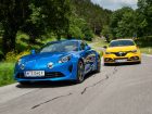 alpine a110 and renault megane rs