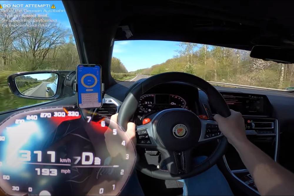 «Ιπτάμενη» BMW M8 823 ίππων (+video)