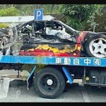 ferrari f40 in flames 3