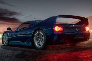 ferrari f50 blue 2