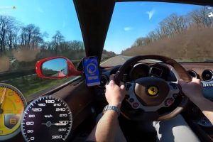 ferrari ff autobahn run
