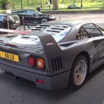 matte grey ferrari f40 2