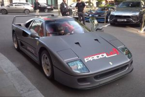 matte grey ferrari f40