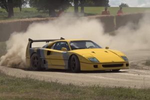 ferrari f40 dirt drift