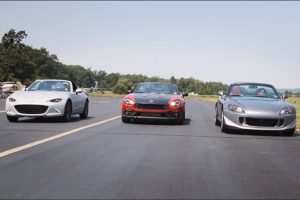 honda s2000 vs mazda mx5 vs fiat 124