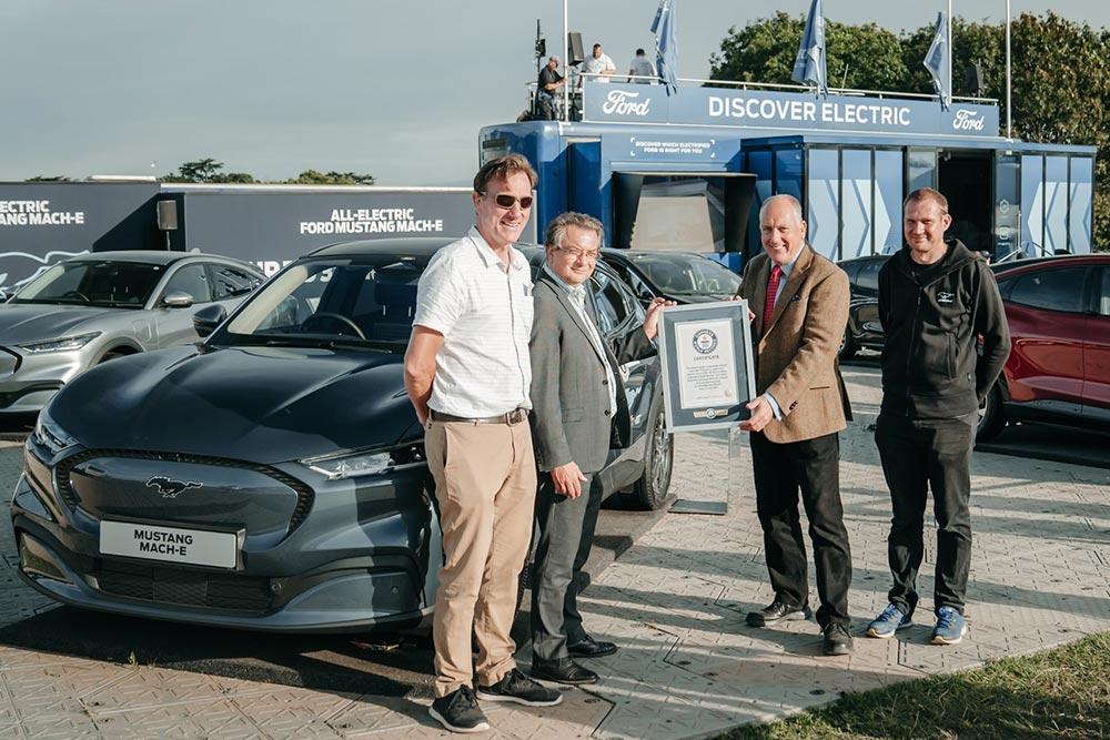 Ρεκόρ Γκίνες για την κατανάλωση της Mustang Mach-E