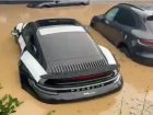 flooded porsches in germany