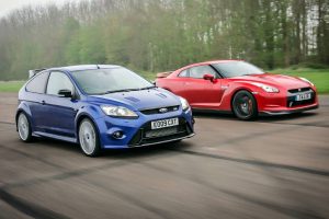 ford focus rs vs nissan gtr