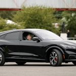 101 year old drives mustang mach e