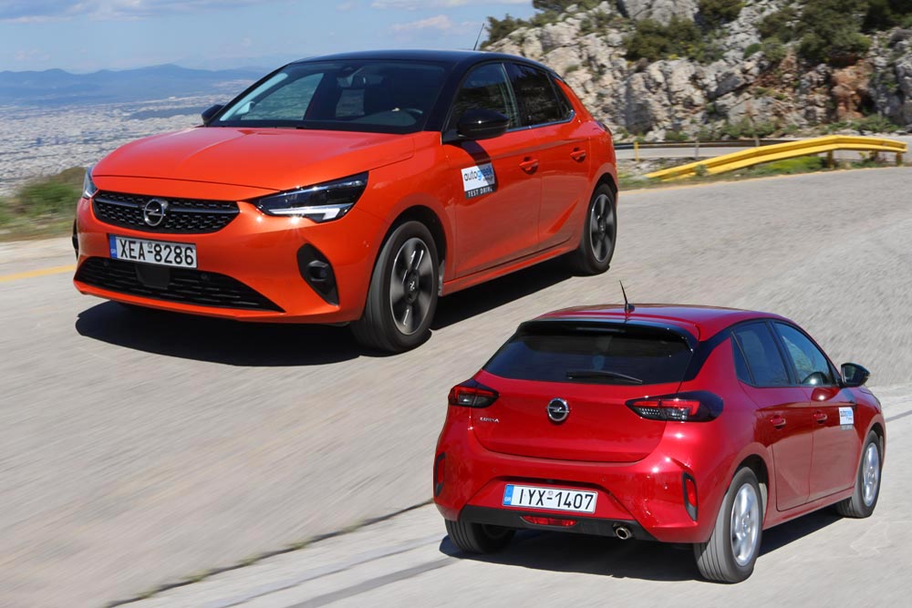 Opel Corsa-e VS 1.2T 100 PS: Χαοτικές διαφορές