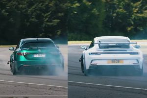 alfa romeo giulia gtam vs porsche 911 gt3 (1)