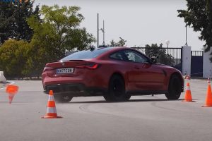 bmw m4 competition moose test