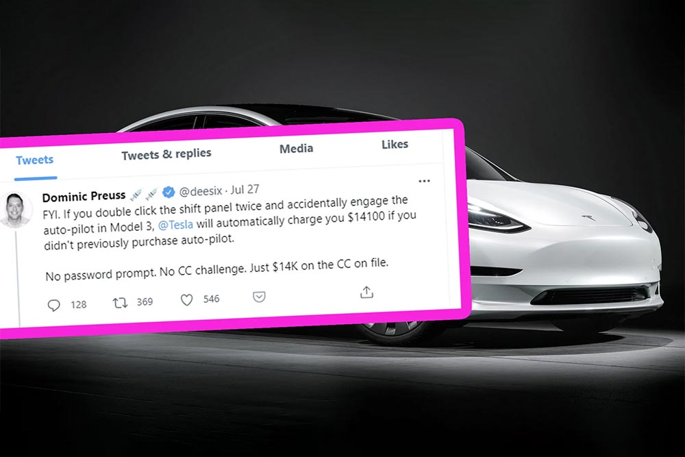 Κάτοχος Tesla πλήρωσε 11.800 ευρώ για ενημέρωση λογισμικού!