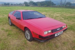 DeLorean-Painted-In-Red-Listed-For-Sale-On-Ebay-1