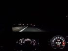 audi r8 822ps night autobahn run