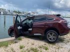 drunk driver leaves lexus hanging (1)
