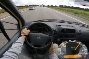 mercedes sprinter rv top speed run