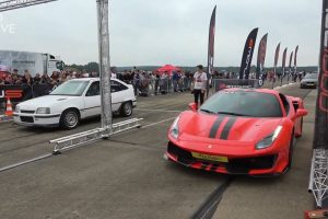 opel kadett 800hp vs ferrari 488 pista