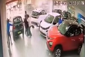 tata flies off first floor