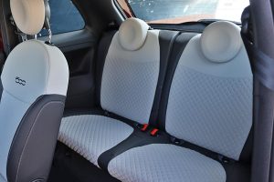 Fiat 500 rear seat