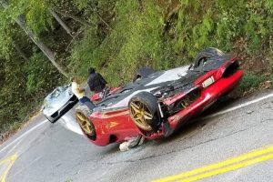 ferrari 488 pista spider wreck