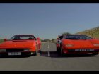 ferrari testarossa and lamborghini countach