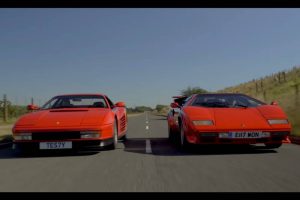 ferrari testarossa and lamborghini countach