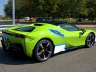 one of one green ferrari sf90 stradale