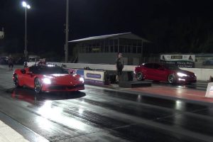 tesla model s plaid vs ferrari sf90 stradale