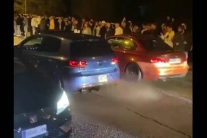 vw golf r reverse drag race (1)