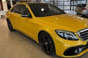 Mercedes S65 AMG Yellow