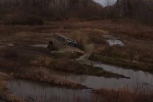 wrecked ford bronco